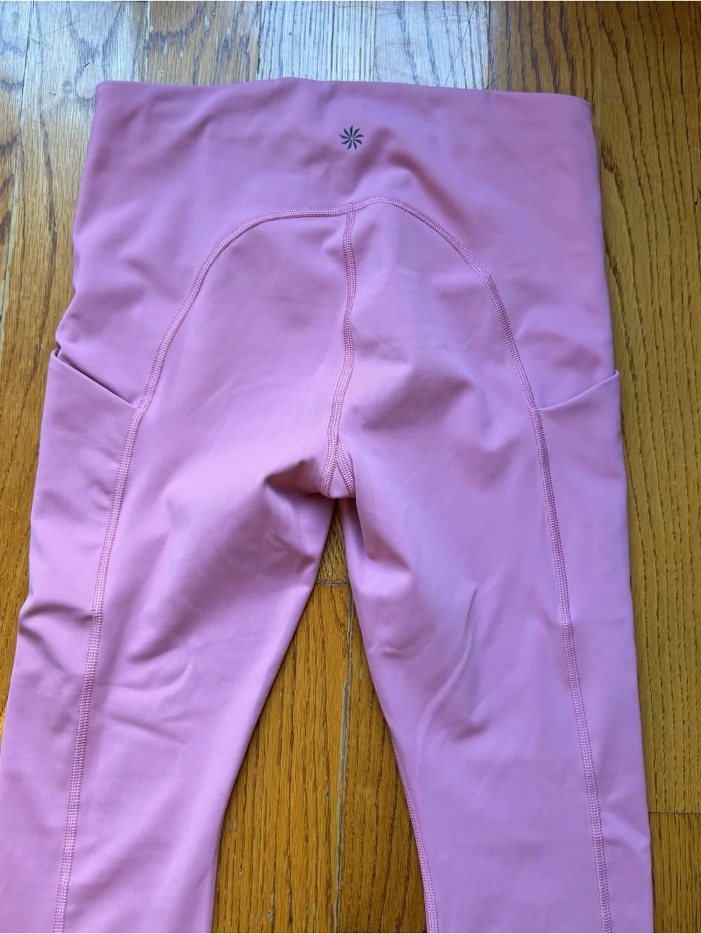 Athleta Ultimate Stash Pocket Tight Leggings Mauve Pink Small